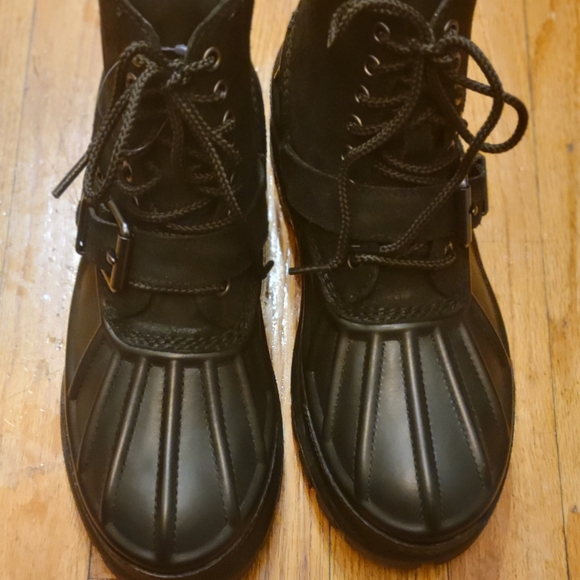 POLO RALPH LAUREN OLSO HIGH BT WP SZ 7D - Picture 3 of 15